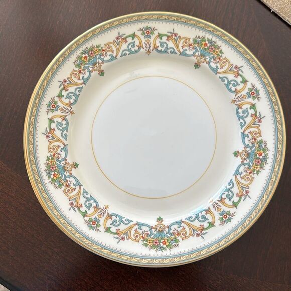 AYNSLEY 8” Henley Bone China Salad Plate (3) - Picture 2 of 7